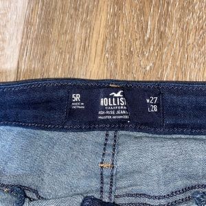 Hollister high rise ripped jeans